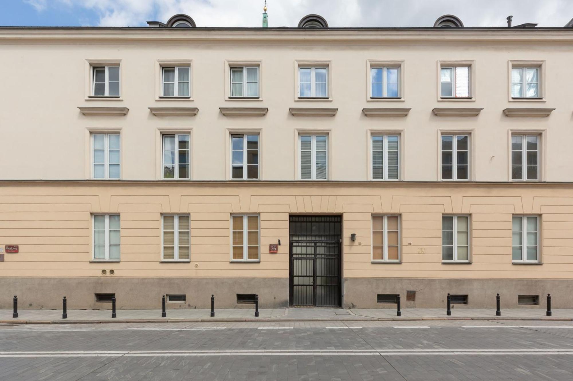 Miodowa Apartment Krasinski Garden Warsaw By Noclegi Renters Exteriör bild